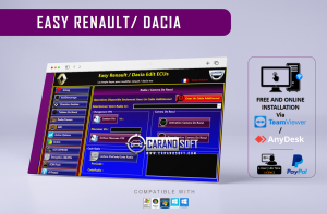 EASY RENAULT/DACIA SOFTWARE Last Version X.0.0.10