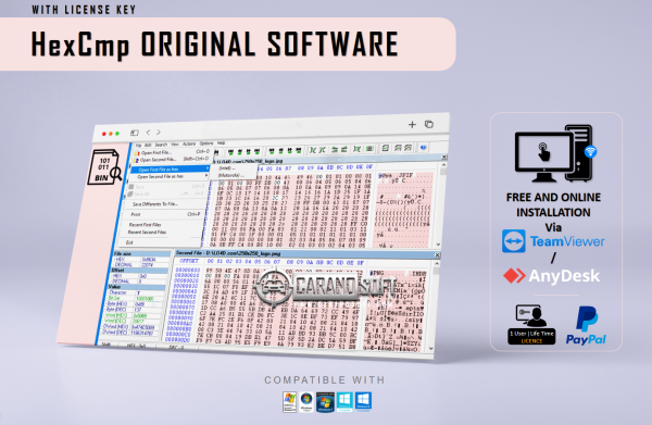 HexCmp ORIGINAL SOFTWARE WITH LICENCE KEY
