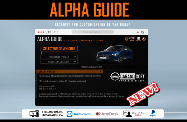 ALPHA GUIDE For VAG GROUP (HIDDEN OPTIONS)
