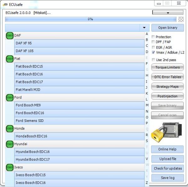 ECUsafe 2.0 DPF FAP EGR AGR Speed limiter Remove Software - Image 4