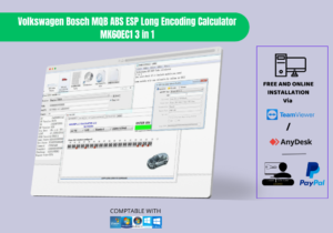 Volkswagen Bosch MQB ABS ESP Long Encoding Calculator MK60EC1 3 in 1