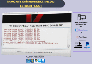 IMMO OFF Software EDC17 MED17 EEPROM FLASH