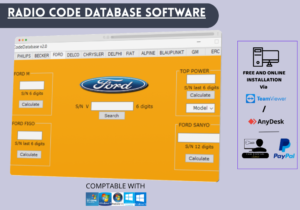 Radio Code Database Software